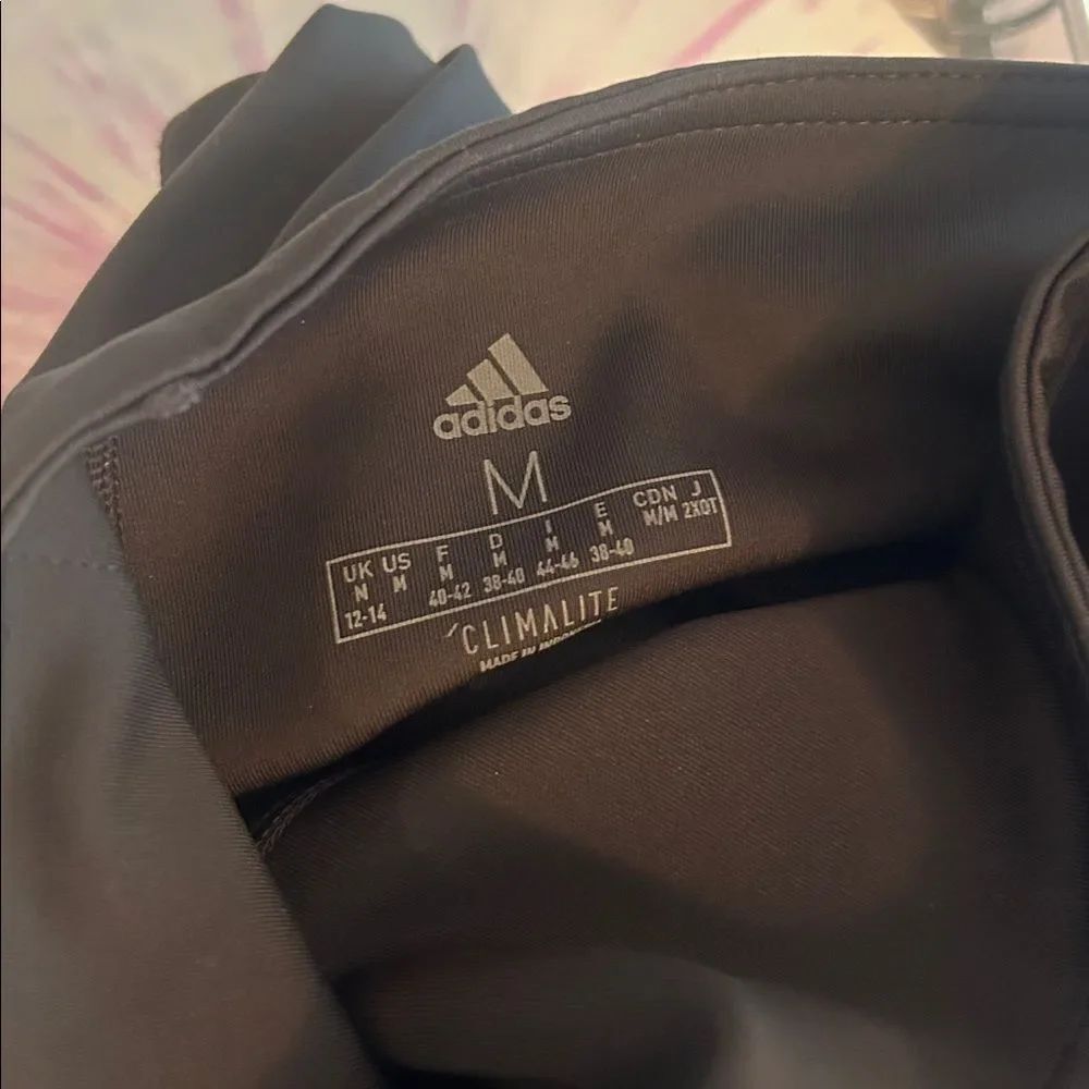 Women’s Adidas Leggings Dark Green Grey Size M - Picture 5 of 5